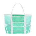 thumbnail image 1 of Yonrjhukm Large Mesh Beach Bag for Swimming, Travel, and Sports, Durable Tote with 8 Pockets, Quick-Dry Design, Lightweight Storage for Towels, Sunscreen, and Valuables, 1 of 1