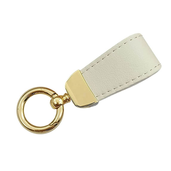 Yonrjhukm Leather Keychains Wristlet Key Chain for Women Men Leather Wristlet Strap for Wallet Car Keys Cute Lanyard