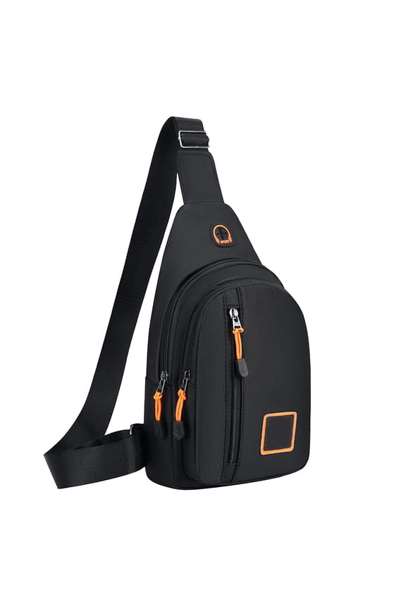 Men's Waterproof Chest Bag, Multifunctional Large Capacity Sling Bag, Adjustable Shoulder Strap, Casual Travel Backpack, Lightweight Comfortable Design for Work & Outdoor Activities