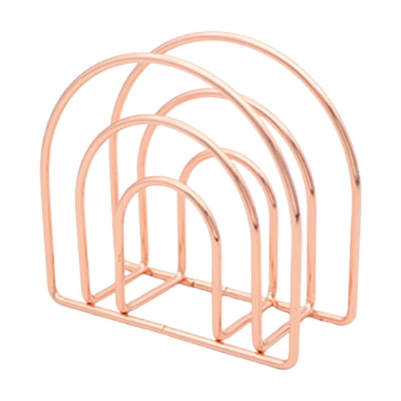 Yonrjhukm Modern Metal Napkin Rack for Kitchen Tables & Countertops, Cocktail Napkin Holder for Indoor & Outdoor Use, Space-Saving Design, Durable Iron Construction, Versatile Organizer