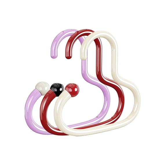 Yonrjhukm Multi-Purpose Circular Hanger for Hats, Scarves, and Bags, Flexible Plastic Storage Rack for Wardrobe and Home Organization, Space-Saving Design for Clean Hanging Areas