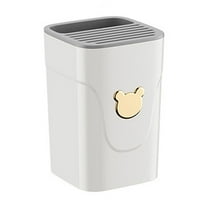 Yonrjhukm Multi-functional Kitchen Knife Block Organizer, Durable Plastic Utensil Storage for Knives, Scissors, Spatulas, and Spoons, Mess-Free Kitchen Solution