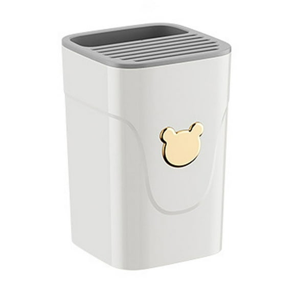 Yonrjhukm Multi-functional Kitchen Knife Block Organizer, Durable Plastic Utensil Storage for Knives, Scissors, Spatulas, and Spoons, Mess-Free Kitchen Solution