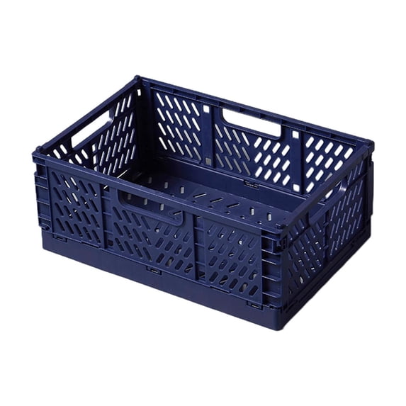 Yonrjhukm Multifunctional Folding Storage Basket for Snacks, Stationery, Cosmetics, and Miscellaneous Items, Durable, Space-Saving Design Ideal for Home, Office, and Outdoor Activities