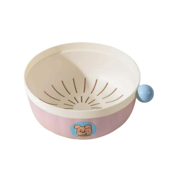 Yonrjhukm Multifunctional Fruit and Vegetable Washing Bowl, 2 in 1 Draining and Preservation Basket with Handle, Double-Layer Design for Kitchen and Living Room, Easy to Clean and Maintain