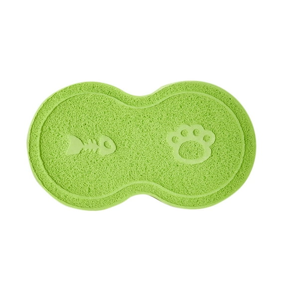 Yonrjhukm Non Slip Pet Mat for Cats, PVC Waterproof Food and Water Bowl Mat, Easy to Clean Litter Box Mat, Sustainable and Durable Cat Feeding Mat