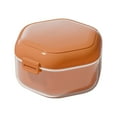 thumbnail image 1 of Yonrjhukm Orthodontic Retainer Case, Invisible Braces Storage Box, Portable Denture Cleaning Container, Convenient Organizer for Oral Care and Hygiene, 1 of 8