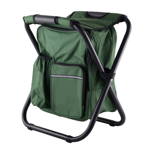 Yonrjhukm Outdoor Portable Folding Stool for Camping, Hiking, Fishing, Picnic, BBQ, Lightweight Aluminum Alloy Chair with Reinforced Steel Frame, Easy to Clean, Compact Design