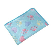 Yonrjhukm Pet Soft Blanket for Dogs, Cozy Flannel Dog Blanket, Cute Paw Print Design, Washable and Durable Puppy Blanket for Dogs, Cats, and Other Pets