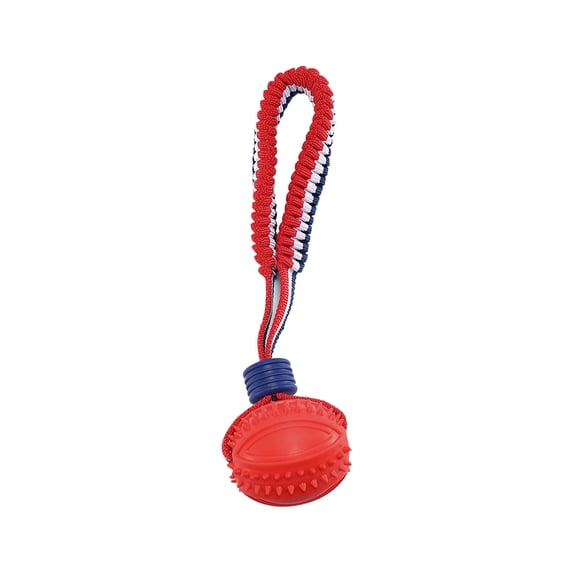Yonrjhukm Pet Toy Tire Ball with Elastic Rope, Dog Training Chew and Teething Ball for Interactive Play, Durable Rubber, Ideal for Indoor and Outdoor Use, Response Skill Training