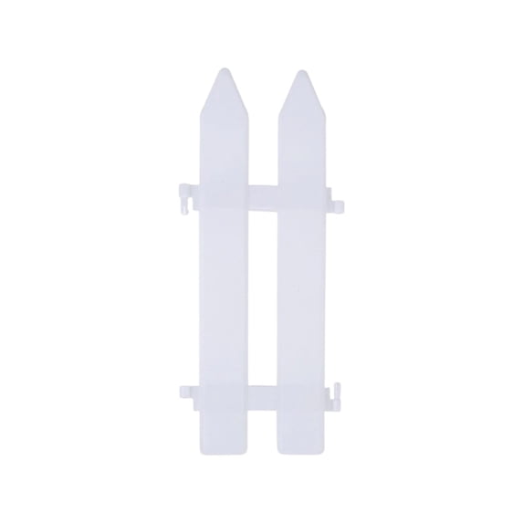Yonrjhukm Plastic Garden Fence Edging for Lawns and Flowerbeds, Decorative Picket Fencing for Plants Borders, Durable and Easy to Install Outdoor Decor