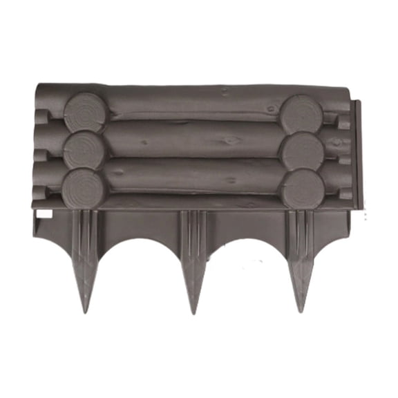 Yonrjhukm Plastic Garden Fence Modular Landscaping Border Outdoor Connectable Picket Fence Panel for Vegetable Garden, Courtyard, Tree Rings, and Garden Borders, Durable & Low Maintenance