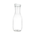 thumbnail image 1 of Yonrjhukm Plastic Water Carafe with Flip Lid, Clear Plastic Pitcher for Juices, Iced Tea, Cold Brew, and Beverages, Durable, Shatterproof, Leak-proof Design, 1 of 6