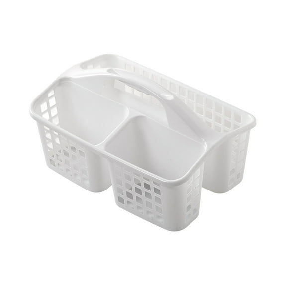 Yonrjhukm Portable Bath Storage Basket, Multifunctional Plastic Organizer for Bathroom, Toiletries, Sundries, Ideal for Camping, Swimming Pool, and Picnic Use
