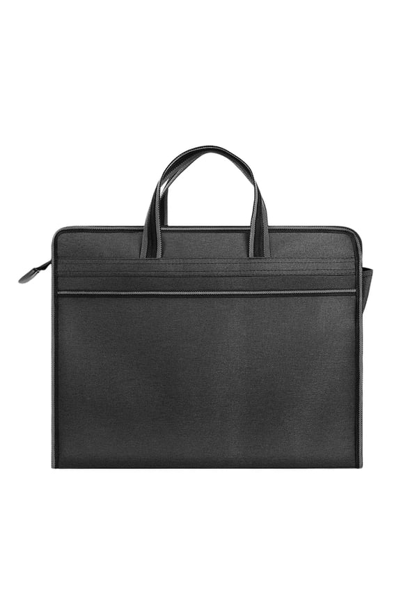 Portable Large-Capacity Cloth Briefcase Document Bag for Business Meetings, Training, and Daily Commutes, Stylish and Durable Handheld Organizer for Men’s Gift