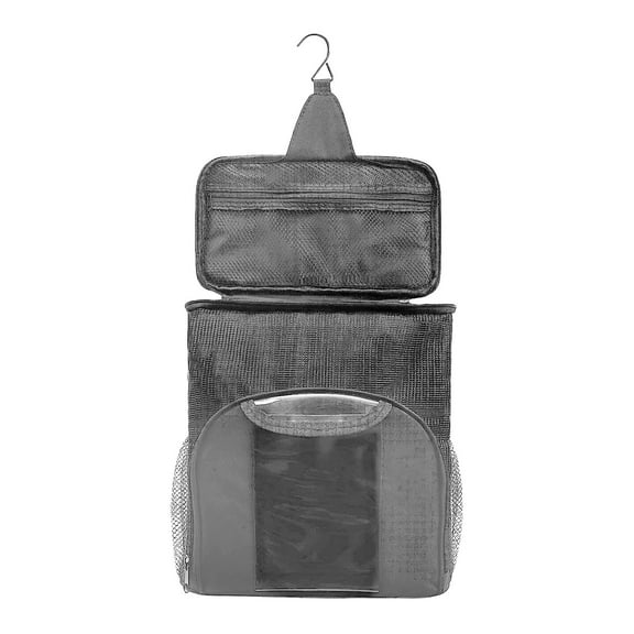 Yonrjhukm Portable Large Capacity Mesh Shower Tote Bag, Dry Hanging Wash Bag for Outdoor Camping and Bathing, Versatile Toiletry Storage Organizer for Travel