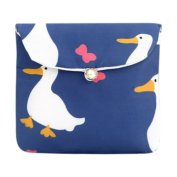 Yonrjhukm Portable Sanitary Napkin Storage Bag, Multi-functional Organizer for Menstruation, Girls, Compact, Waterproof, Easy to Carry for Panty Liners & Wet Wipes