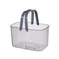 thumbnail image 1 of Yonrjhukm Portable Shower Organizer Caddy, Plastic Storage Basket with Handles for Bathroom, Kitchen, Dorm, Multi-Purpose Bin for Towels, Toiletries, and More, 1 of 6