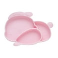 thumbnail image 1 of Yonrjhukm Rabbite Shaped Silicone Divided Dinner Plate for Kids, Multifunctional Non-Slip Tableware Set, Easy to Clean, Dishwasher & Microwave Safe, 1 of 6