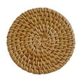 thumbnail image 1 of Yonrjhukm Rattan Woven Mat Multiple Sizes Can Be Used Can Be Used As Pot Holders Effective Heat Insulation Protection Of Home Desktop Antibacteri, 1 of 7