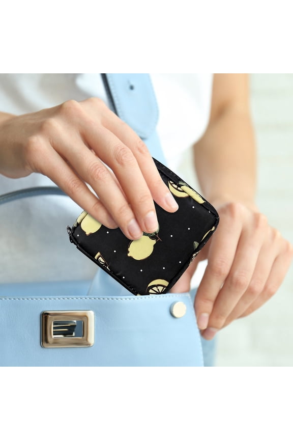 Sanitary Napkin Storage Bag with Zipper, First Period Gifts for Girls, Lightweight Privacy Pouch for Women, Ideal for Home, Travel, and Everyday Use