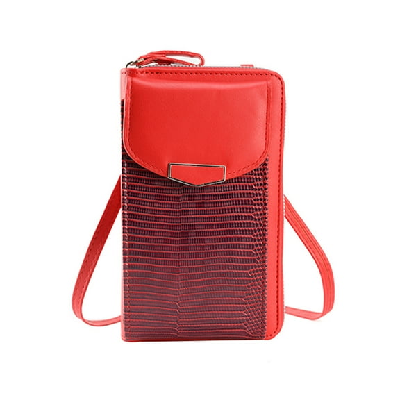 Yonrjhukm Small Crossbody Bag Cell Phone Purse Wallet with Credit Card Slots, Small Crossbody Cell Phone Bag for Women, Mini Over Shoulder Handbag Purse for Women