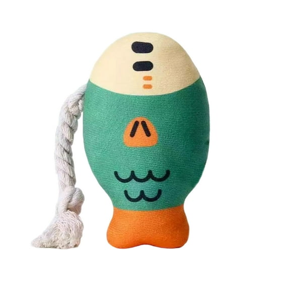 Yonrjhukm Squeaky Dog Toy, Realistic Bighead Fish Shape for Teething, Dental Health, Stress Relief, Perfect Interactive Pet Toy for Puppies and All Breeds