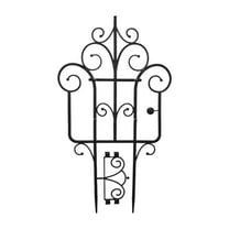 Yonrjhukm Stackable Climbing Plant Support Fence, Decorative Plastic Garden Edging for Lawns, Flowerbeds, and Plant Borders, Easy Installation, Durable Outdoor Solution