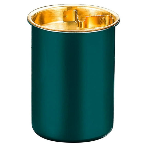 Yonrjhukm Stainless Steel Ashtray with Cover, Windproof Commercial Hotel Ashtray, Shatterproof & Easy to Clean, High-Grade Design for Cigarettes, Stylish and Durable