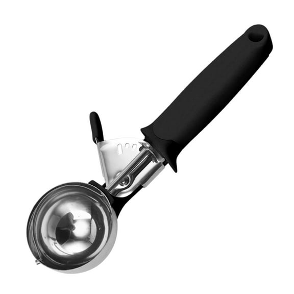 Yonrjhukm Stainless Steel Ice Cream Scoop, Ergonomic Melon Baller & Meatball Maker, Versatile Kitchen Tool for Ice Cream, Sorbet, Muffins, and More, Ideal Gift for Any Occasion