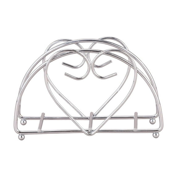 Yonrjhukm Stainless Steel Napkin Rack, Semicircular Paper Towel Holder for Kitchen, Dining Table, Restaurant, Space-Saving Vertical Design, Easy Dispensing, Modern Aesthetic