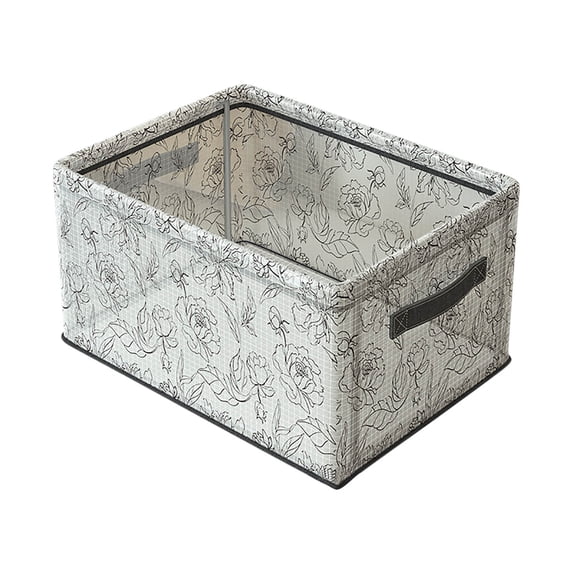 Yonrjhukm Steel Frame Storage Basket for Desktop, Versatile Organizer for Cosmetics, Snacks, Books & Home Kitchen, Durable Foldable Transparent Storage Box