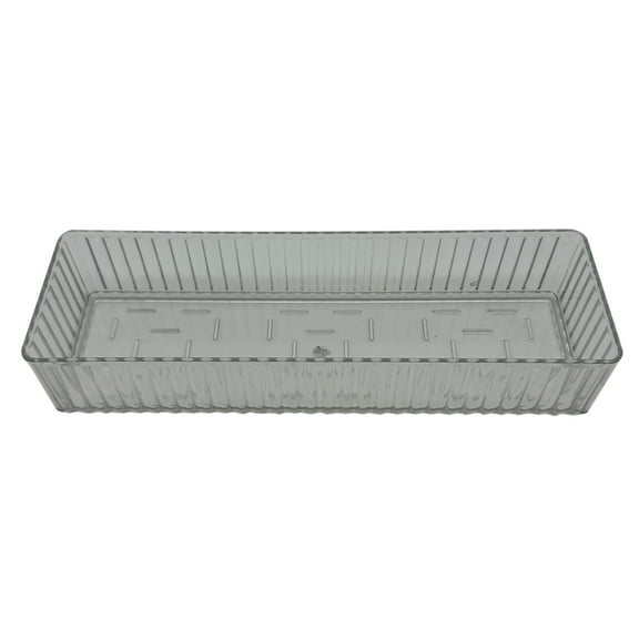 Yonrjhukm Under The Table Drawer Organizer, Stackable Acrylic Storage Tray, Clear Cosmetic & Stationery Divider for Home, Office, Kitchen, and Dresser Organization