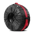 thumbnail image 1 of Yonrjhukm Tire Cover, Waterproof Automobile Spare Tire Storage Bag, Flexible Design with Secure Buckle, Sun Protection and Tool Bag for Tire Maintenance, Durable Wheel Protection Cover, 1 of 8