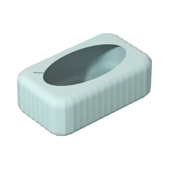 Yonrjhukm Tissue Box Wall-Mounted Multifunctional Storage Box for Bathroom, Office, Kitchen, Living Room, Large Capacity, Easy to Install, Durable Silicone Tissue Holder