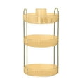 thumbnail image 1 of Yonrjhukm Toiletry Storage Box, Rotatable Makeup Organizer, Desktop Cosmetic Rack for Skin Care, Lipstick and Brush Holder, Multi-layer Dressing Table Storage Solution, 1 of 2