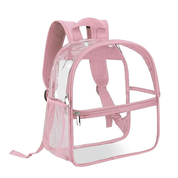 Yonrjhukm Transparent Backpack for Stadiums, Multi-Purpose Clear Bag for Sports, Outdoor Activities, Festivals, and Travel, Durable PVC Storage Backpack
