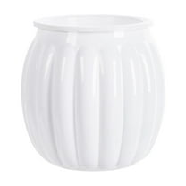 Yonrjhukm Transparent Hydroponic Plant Pot, Small Indoor Plastic Flower Vase for Living Room, Desktop, Home Decor, Self-Watering for Green Plant Lovers, Stylish Decoration for Any Space