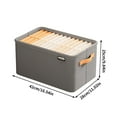 thumbnail image 1 of Yonrjhukm Trouser Storage Organizer, Layered Clothes Storage Box, Versatile Folding Clothing Bin for Home Closet, Pants Organizer for Neat Wardrobe Management, 1 of 1