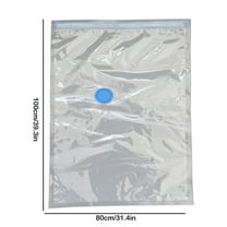 Yonrjhukm Vacuum Storage Bags for Clothes and Bedding, Space-Saving, Insect-Proof, Efficient Sealing System, Transparent Window, Multiple Size Options for Long-Term Storage