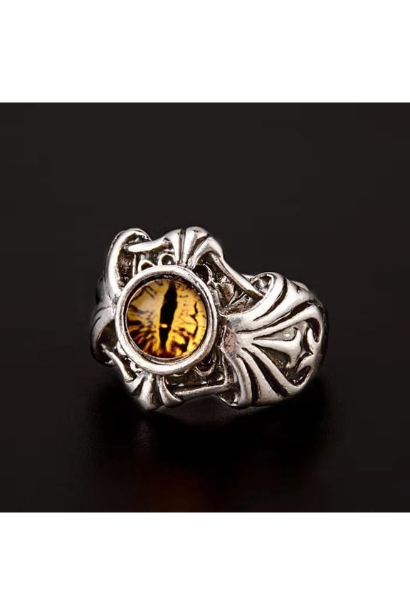 Vintage Adjustable Ring, Personalized Domineering Open Ring with Intricate Antique Finish, Gothic Patterns, Statement Jewelry for Concerts, Parties, and Everyday Style