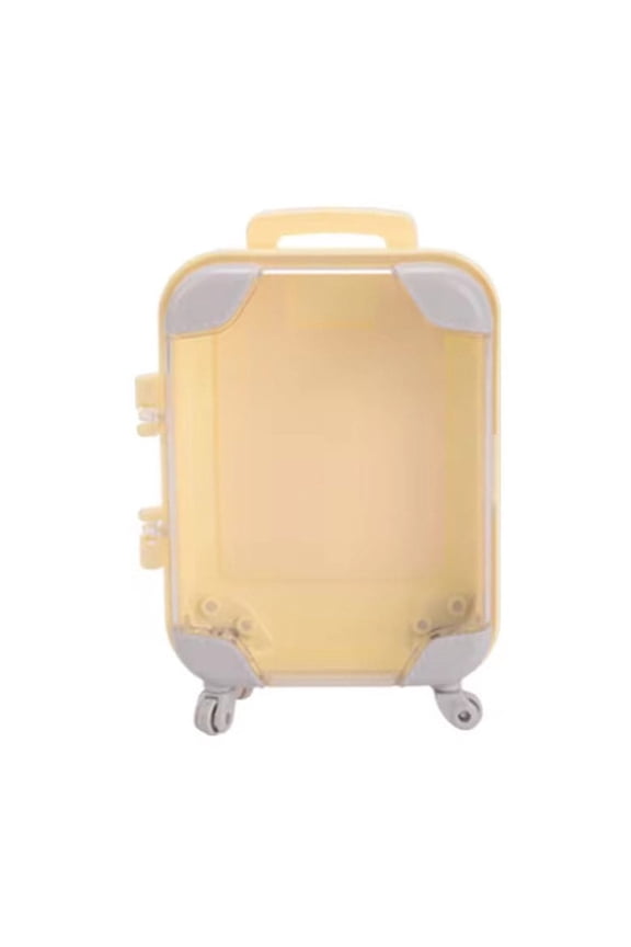 Walkable Mini Storage Trolley Suitcase, Compact Luggage Cosmetic Organizer for Home, Travel and Storage, Functional and Stylish Travel Accessory
