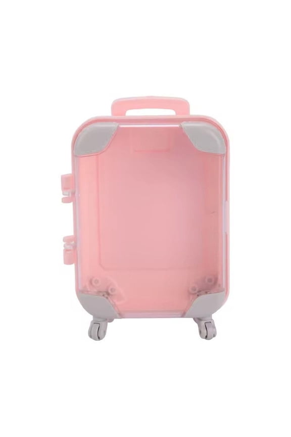 Walkable Mini Storage Trolley Suitcase, Compact Luggage Cosmetic Organizer for Home, Travel and Storage, Functional and Stylish Travel Accessory