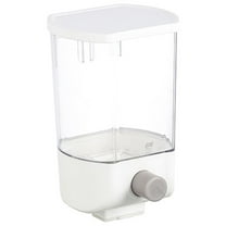 Yonrjhukm Wall Mounted Grain Dispenser, Dry Food Storage Container, Cereal and Rice Storage Box, Sealed Food Safe Container for Kitchen Organization and Space Saving