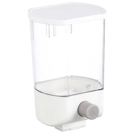 Yonrjhukm Wall Mounted Grain Dispenser, Dry Food Storage Container, Cereal and Rice Storage Box, Sealed Food Safe Container for Kitchen Organization and Space Saving