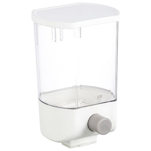 Yonrjhukm Wall Mounted Grain Dispenser, Dry Food Storage Container, Cereal and Rice Storage Box, Sealed Food Safe Container for Kitchen Organization and Space Saving