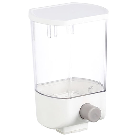 Yonrjhukm Wall Mounted Grain Dispenser, Dry Food Storage Container, Cereal and Rice Storage Box, Sealed Food Safe Container for Kitchen Organization and Space Saving