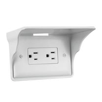 Yonrjhukm Wall Outlet Shelf Organizer for Home, Space-Saving Shelf for Outlets, Easy Installation, Cord Management, Versatile Design for Electronics and Smart Devices