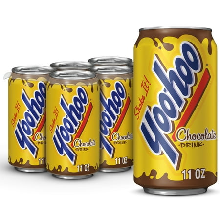 Yoo-hoo Chocolate Drink, 11 fl oz, 6 Pack Cans