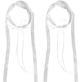 thumbnail image 1 of YooGuoGuo 2Pcs Lace Solid Color Narrow Scarf Skinny for Women Satin Scarf Belts Sash Necktie Neck Scarf Choker, 1 of 6